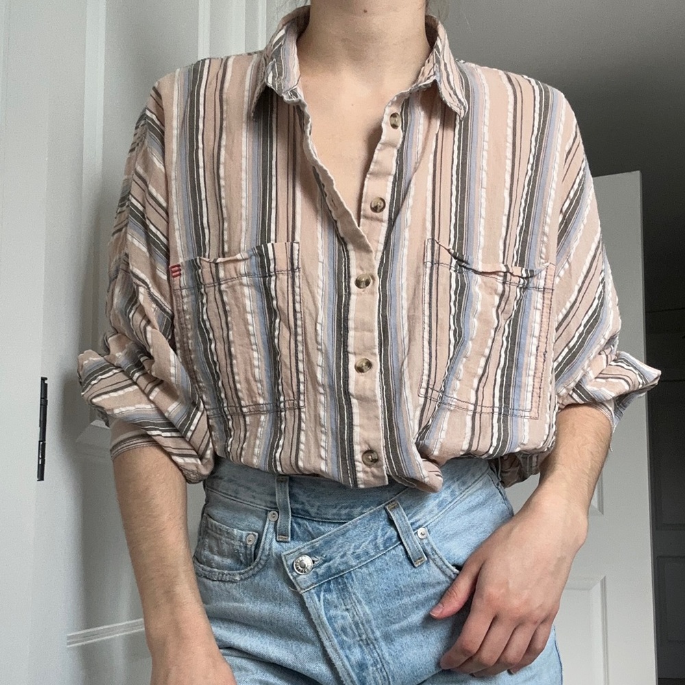 Urban Outfitters BDG Striped button down - S